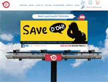 Tablet Screenshot of billboardprints.com